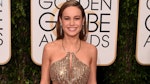 Brie Larson at the 2016 Golden Globes