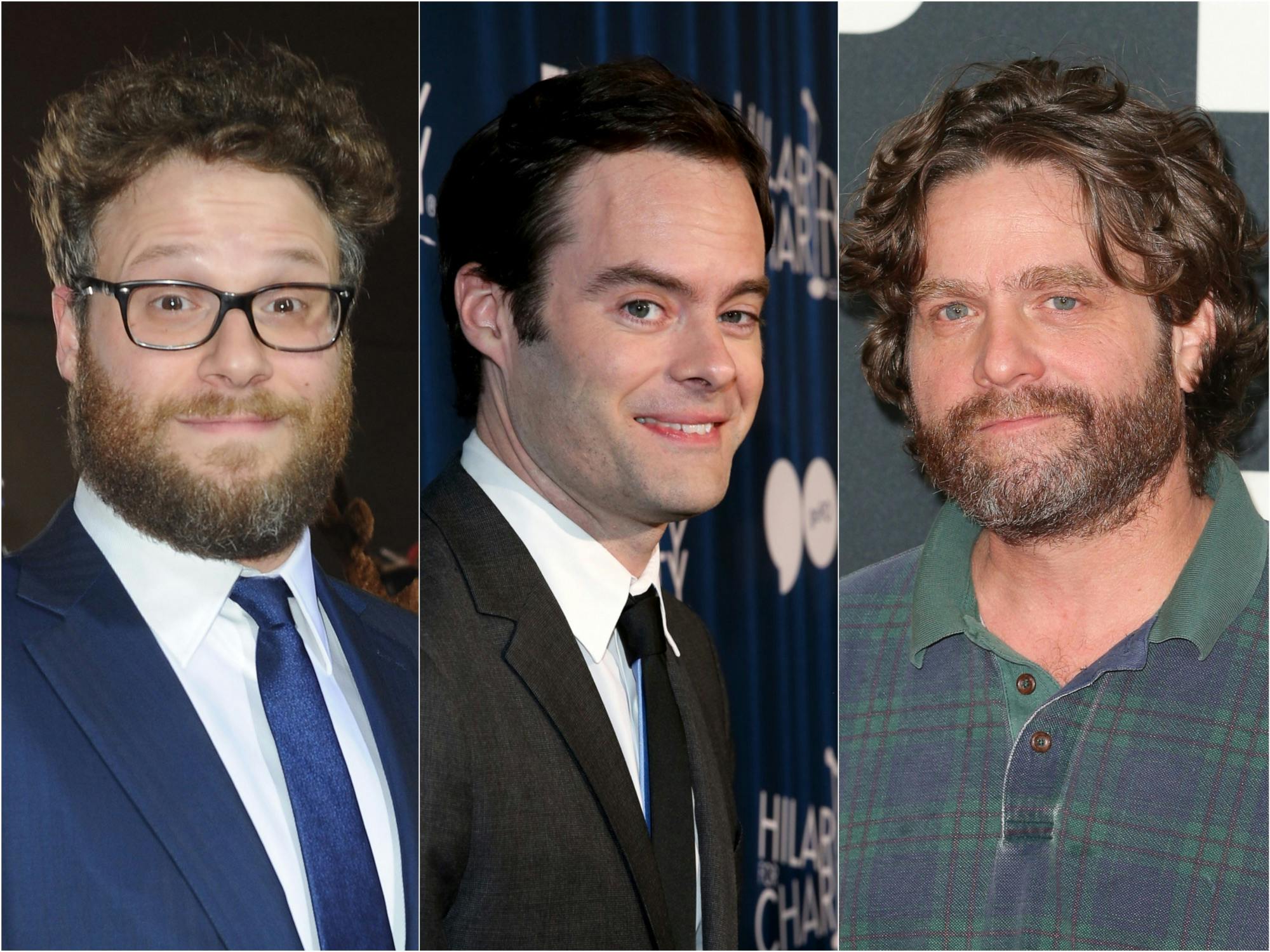 Seth Rogen Bill Hader, Zach Galifianakis