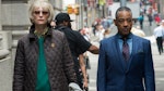 Tilda Swinton and Giancarlo Esposito in Okja