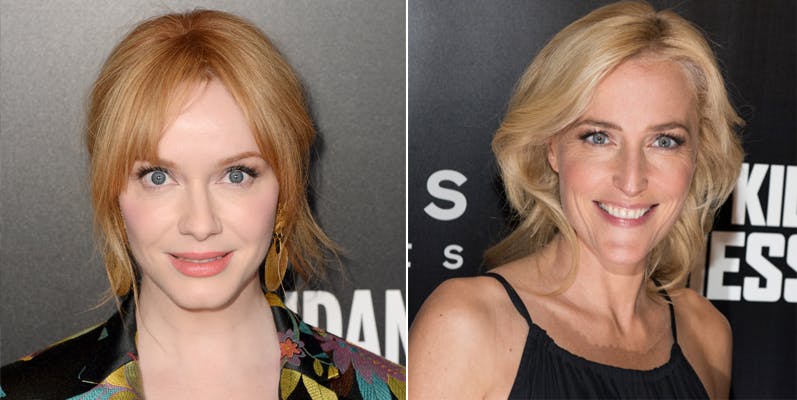 Gillian Anderson and Christina Hendricks in Crooked House