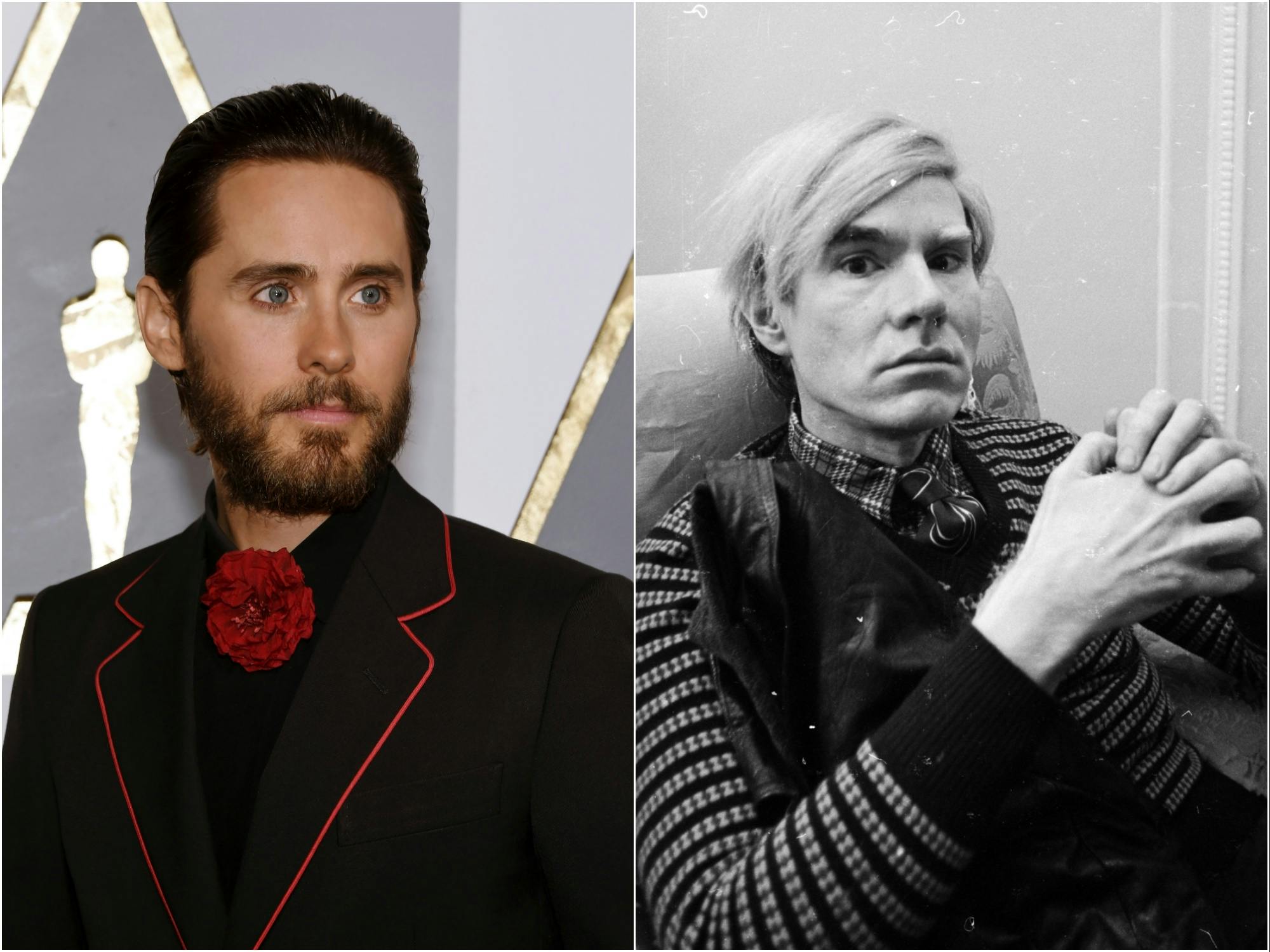 Jared Leto and Andy Warhol