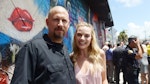 David Ayer and Margot Robbie