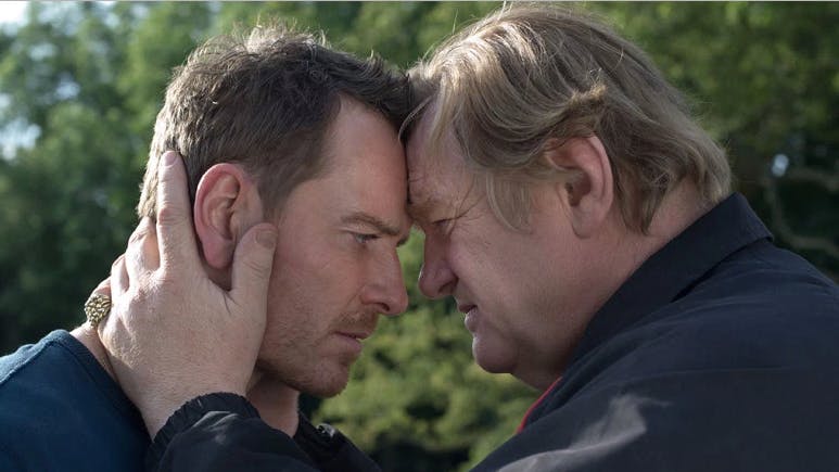 Michael Fassbender and Brendan Gleeson in Trespass Against Us