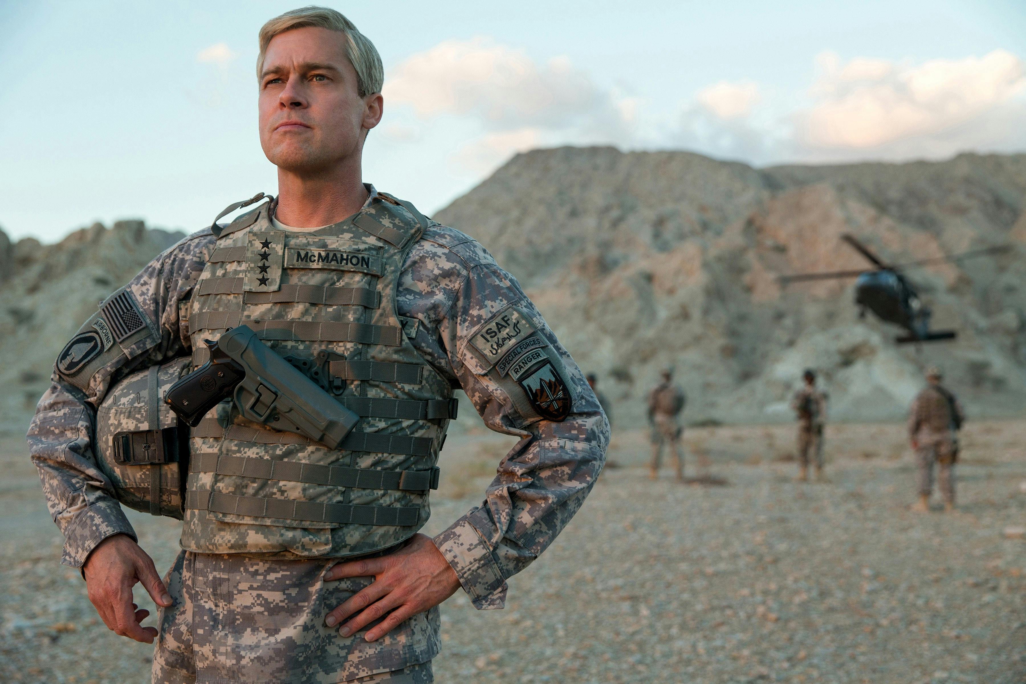 Brad Pitt in War Machine