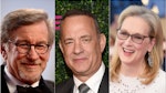 Steven Spielberg, Tom Hanks and Meryl Streep