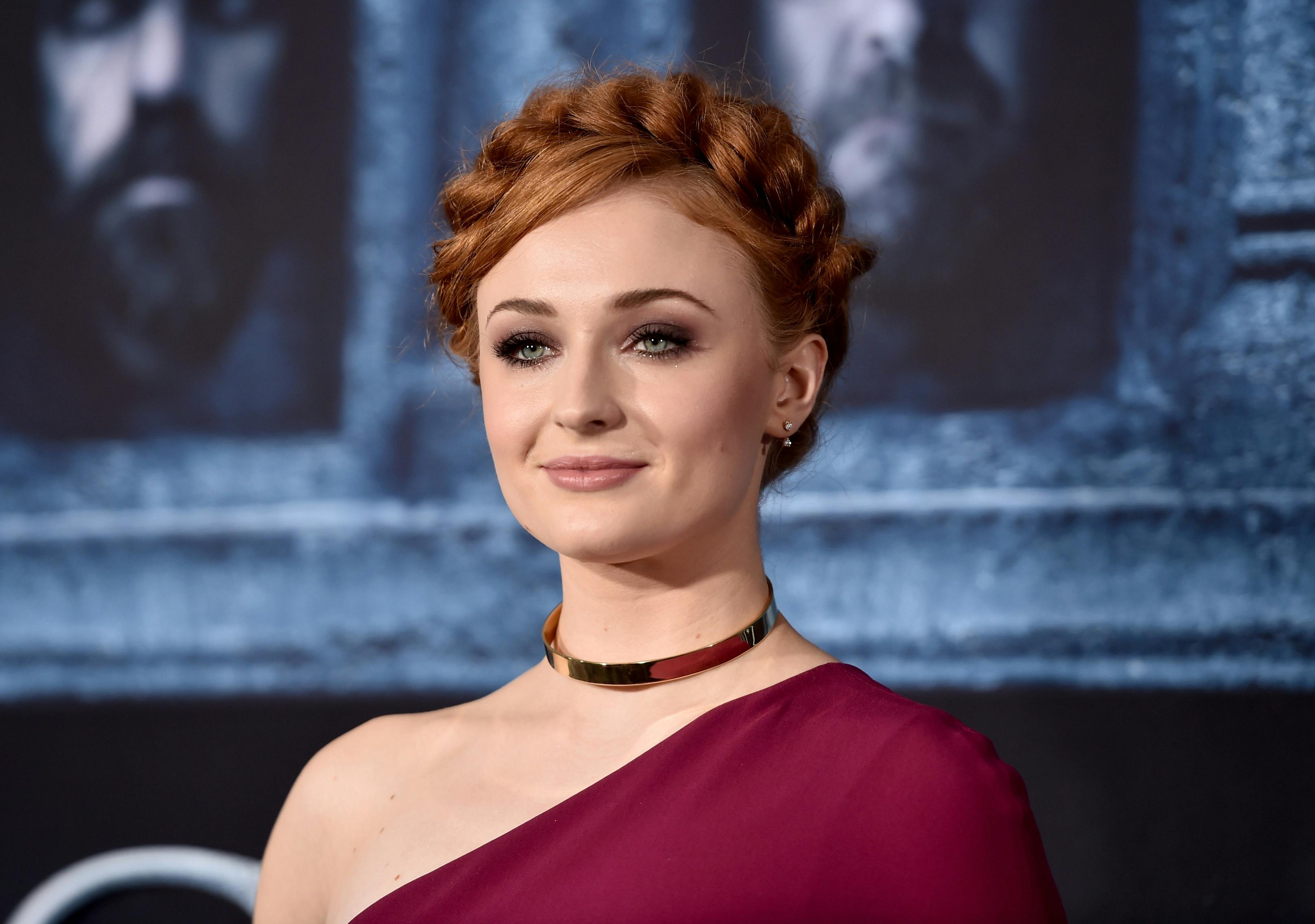 Sophie Turner at the Game Of Thrones Season 6 premiere