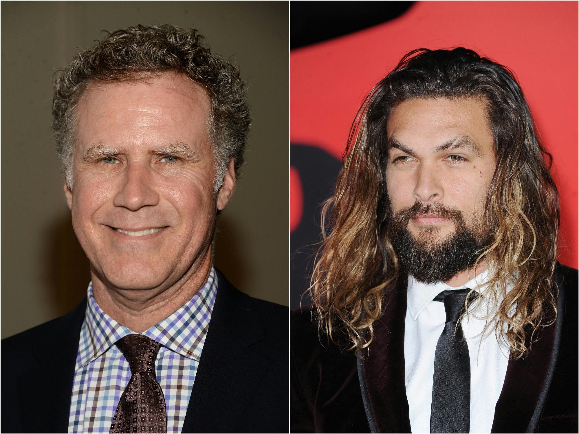 Will Ferrell and Jason Momoa