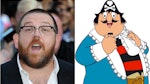 Nick Frost and Captain Pugwash