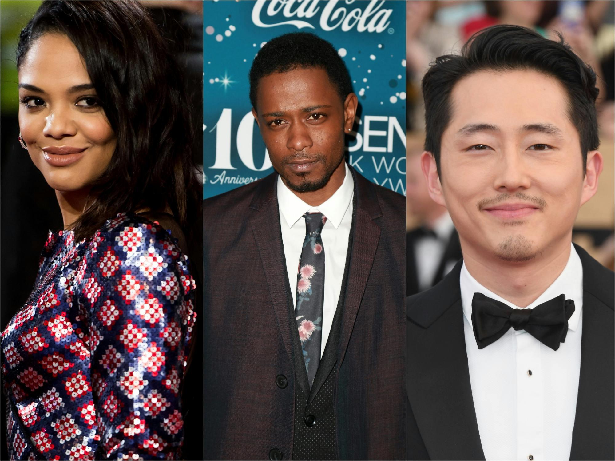 Tessa Thompson, LaKeith Stanfield and Steven Yeun