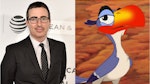 John Oliver and Zazu from The Lion King