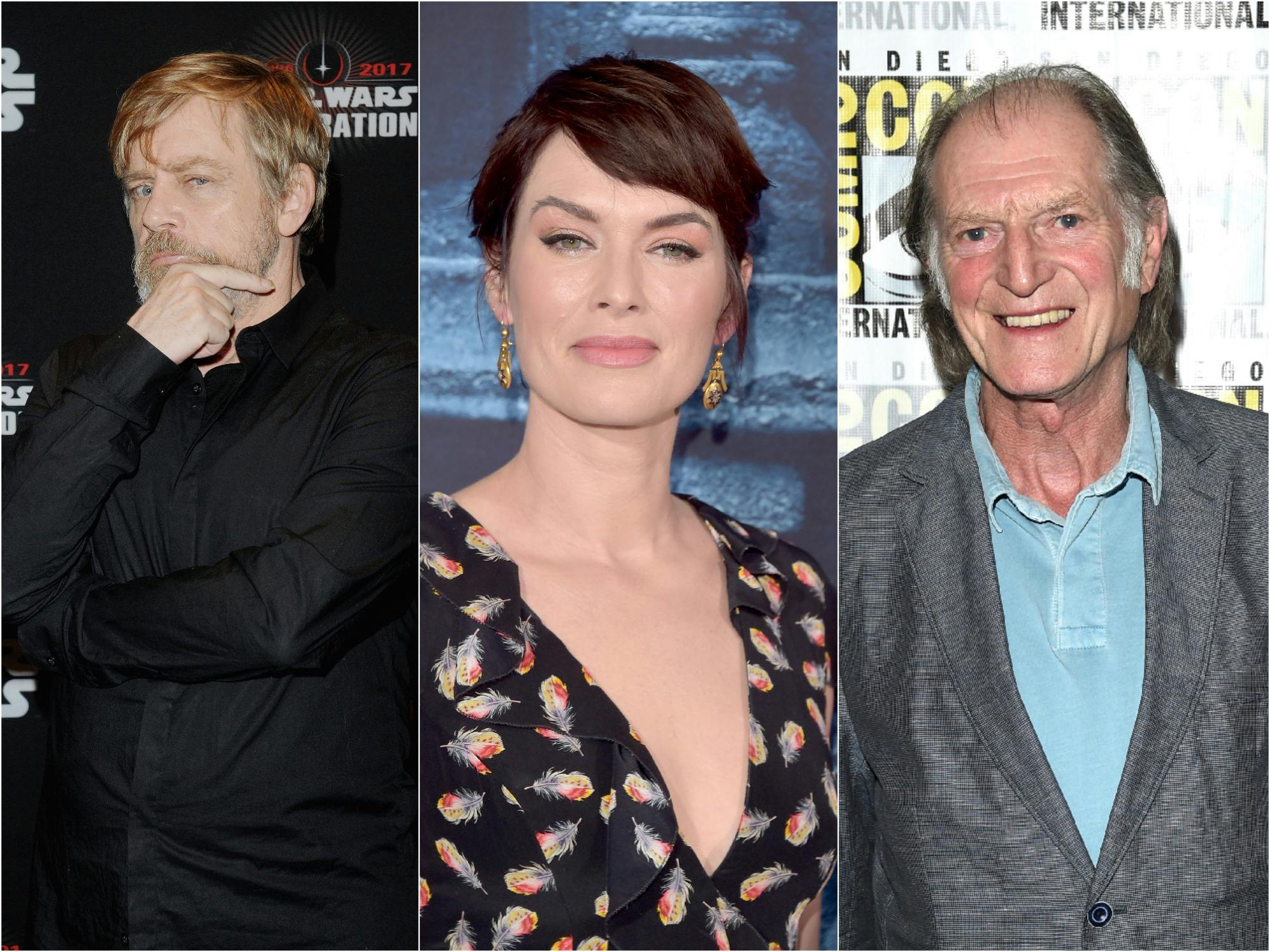 Mark Hamill, Lena Headey and David Bradley
