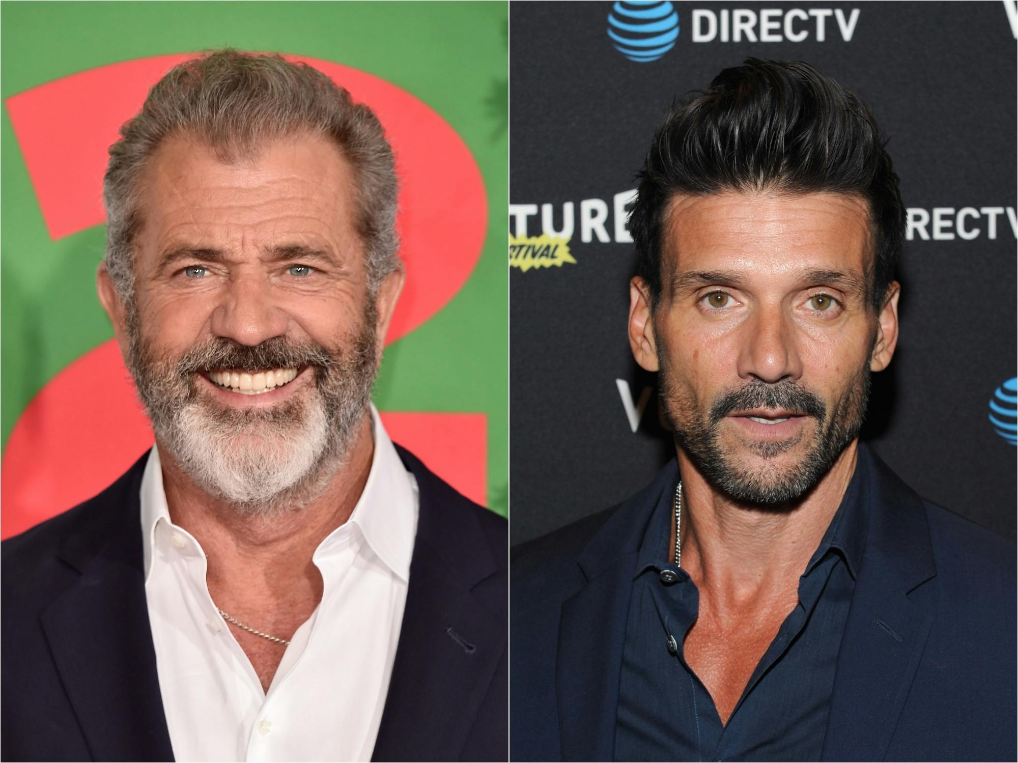 Mel Gibson and Frank Grillo