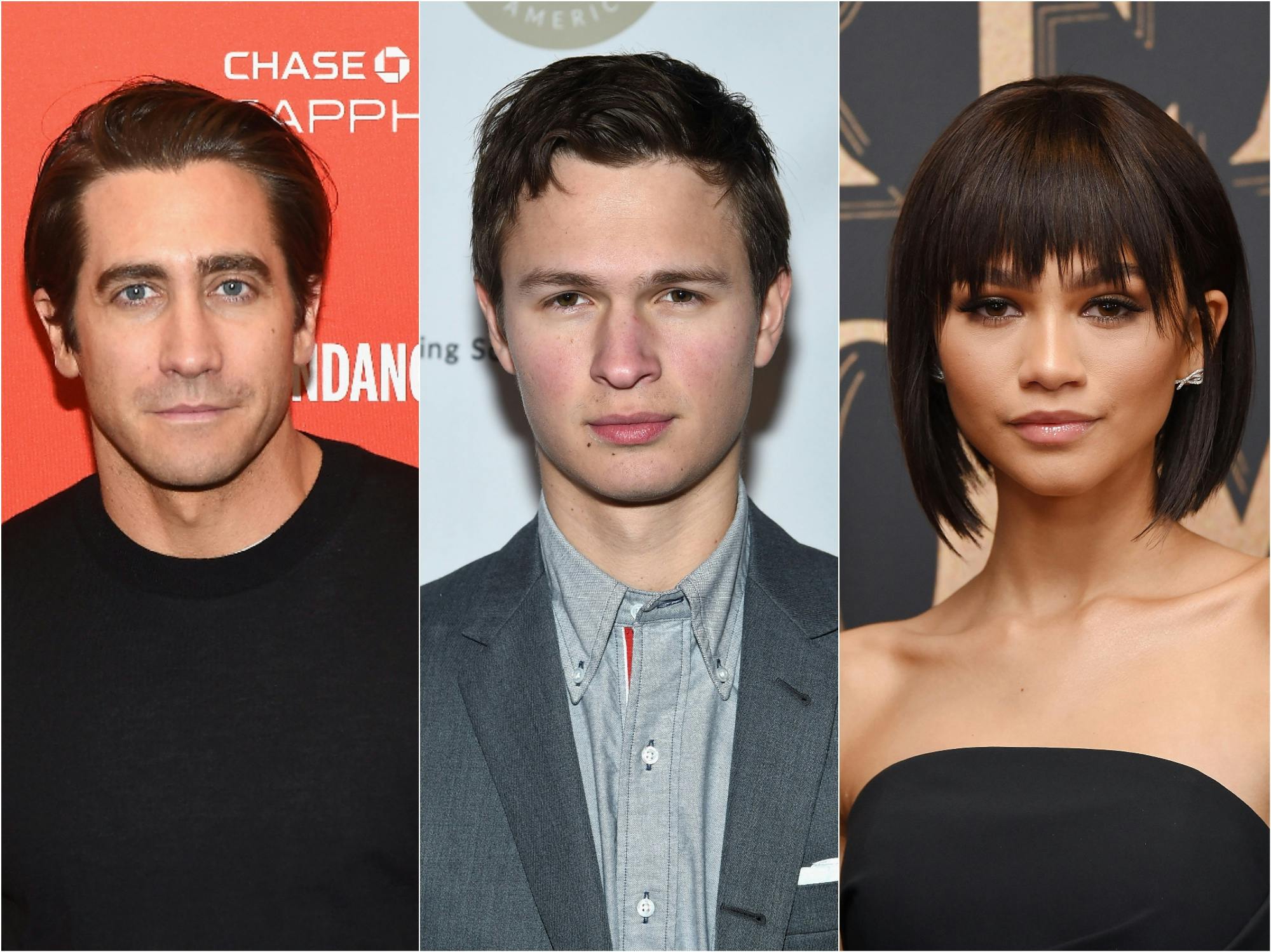 Jake Gyllenhaal, Ansel Elgort and Zendaya