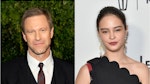 Aaron Eckhart and Courtney Eaton