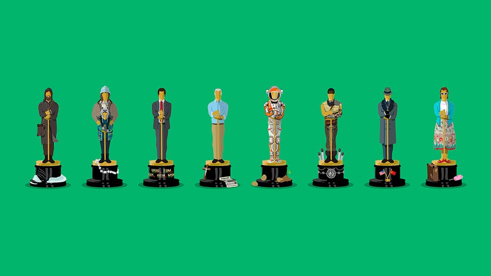 OSCAR STATUES 2016
