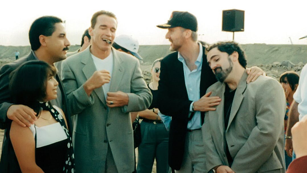 Jon Landau and James Cameron