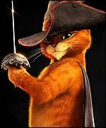 New Puss-In-Boots Character Banners