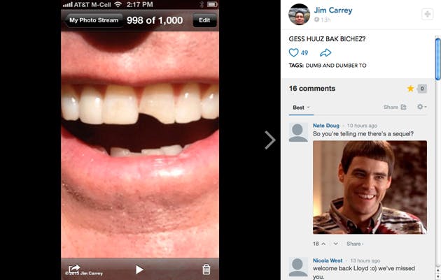 jim carrey dumb dumber tooth