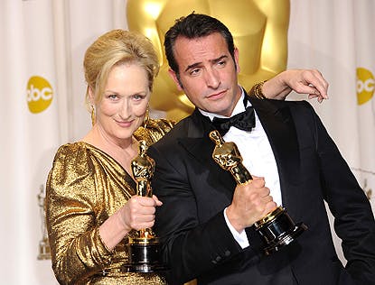 The Artist Victorious At The 2012 Oscars