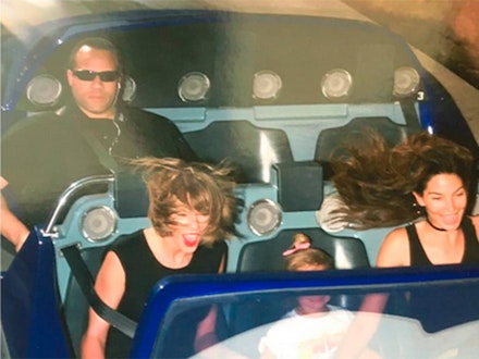 taylor swift, at disneyland, with lily alridge, hilarious bodyguard taylor swift, at disneyland, with lily alridge, hilarious bodyguard