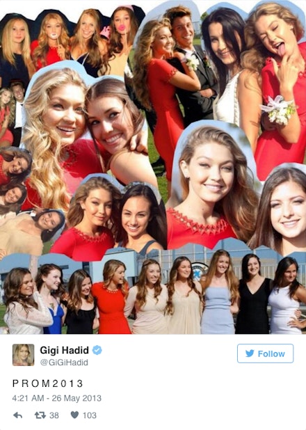 Gigi hadid prom dress Gigi hadid prom dress