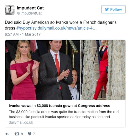 ivanka trump tweets ivanka trump tweets