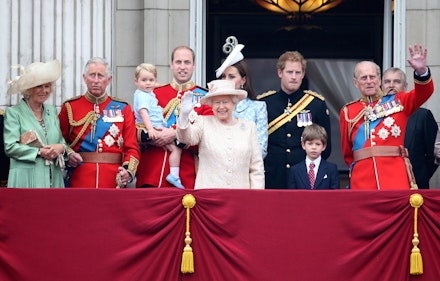 royal family trooping colour royal family trooping colour