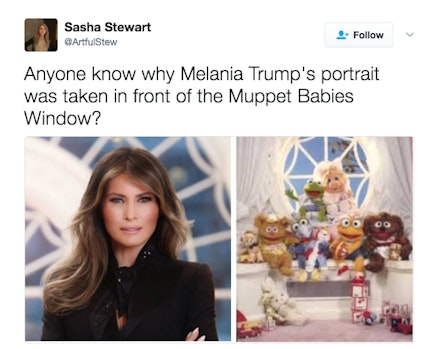reactions to Melania Trump official white house photo reactions to Melania Trump official white house photo