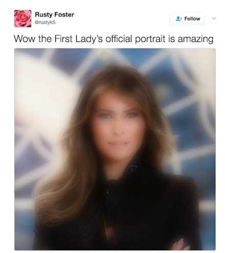 reactions to Melania Trump official white house photo reactions to Melania Trump official white house photo