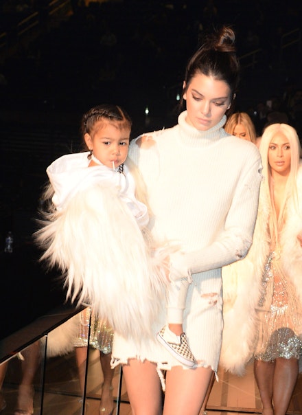 Kendall Jenner with North West Kendall Jenner with North West