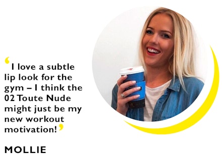 Bourjois I love a subtle lip look for the gym I think the 02 Toute Nude might just be my new workout motivation Bourjois I love a subtle lip look for the gym I think the 02 Toute Nude might just be my new workout motivation