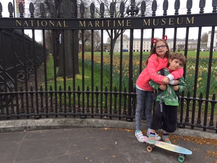 Stanley receives a skateboard off a stranger on the tube Stanley receives a skateboard off a stranger on the tube