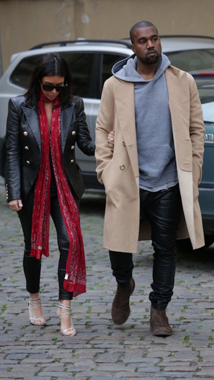 Kim and Kanye in Prague Kim and Kanye in Prague