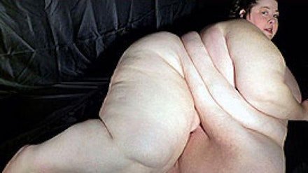 She hopes to be 90 stone by the age of 50 She hopes to be 90 stone by the age of 50