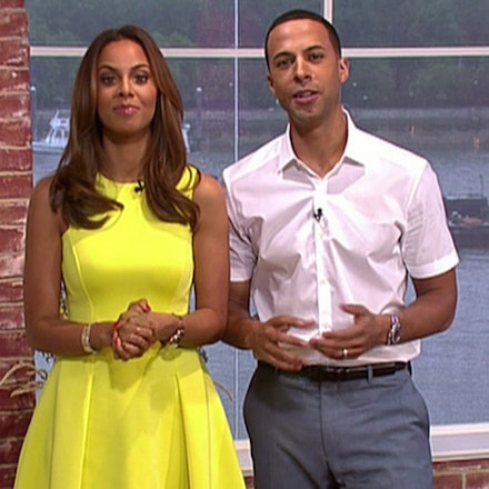 Rochelle and Marvin presenting This Morning Rochelle and Marvin presenting This Morning