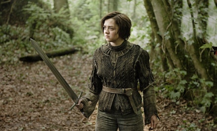 Maisie Williams in Game of Thrones Maisie Williams in Game of Thrones