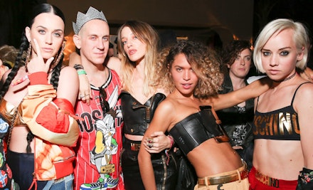 Jeremy Scott and his Moschino crew at Coachella 2015 Jeremy Scott and his Moschino crew at Coachella 2015