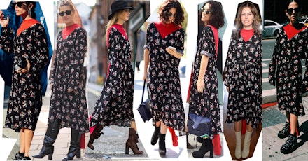 Vetements dress at Fashion Month Vetements dress at Fashion Month 