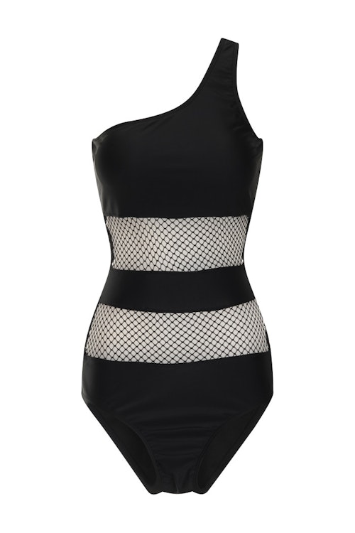 £22 South Beach httpwww.southbeachofficial.commaryana-black-one-shoulder-mesh-panel-swimsuit £22 South Beach httpwww.southbeachofficial.commaryana-black-one-shoulder-mesh-panel-swimsuit