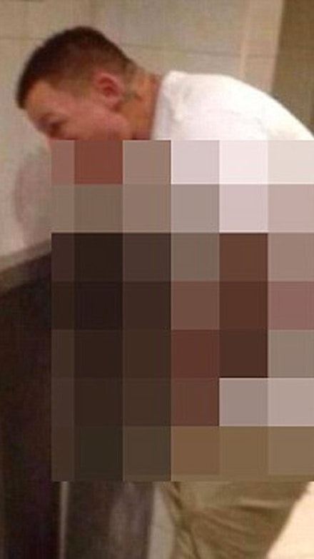 An Australian rugby player was sacked after he was shown urinating into his mouth An Australian rugby player was sacked after he was shown urinating into his mouth