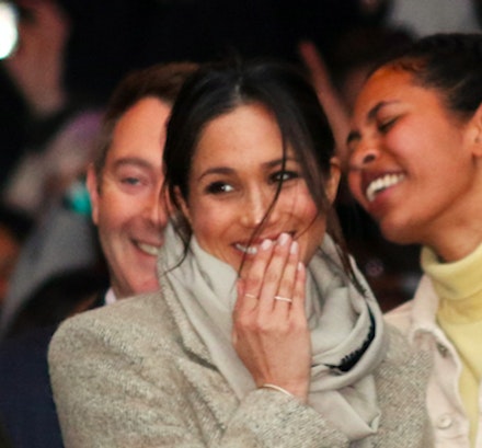Meghan Markle wearing ring Meghan Markle wearing ring