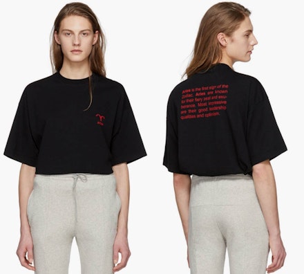 Vetements’ Zodiac T-Shirts Are So Cool And Now You And Your Boyfriend Can Match Vetements’ Zodiac T-Shirts Are So Cool And Now You And Your Boyfriend Can Match