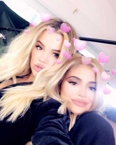 kylie and khloe pregnant bumps kylie and khloe pregnant bumps
