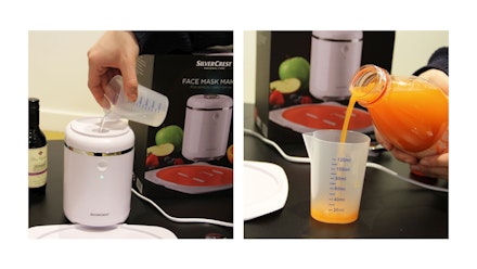 We Tested Lidl’s At-Home Machine That Turns Juice Into A Face Mask We Tested Lidl’s At-Home Machine That Turns Juice Into A Face Mask