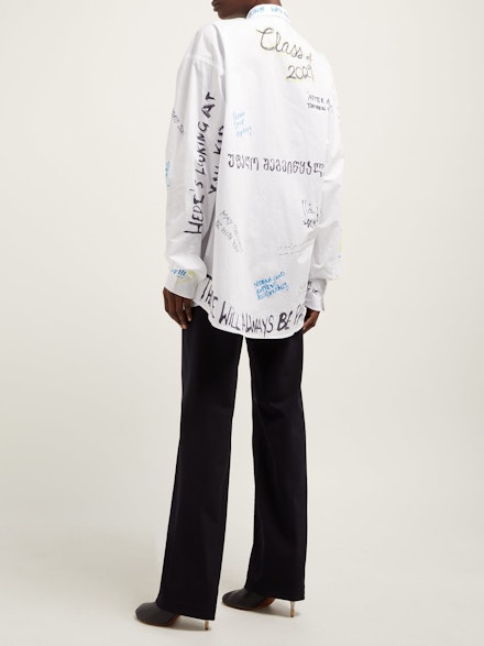 Vetements back school shirt class of 2029 Vetements back school shirt class of 2029