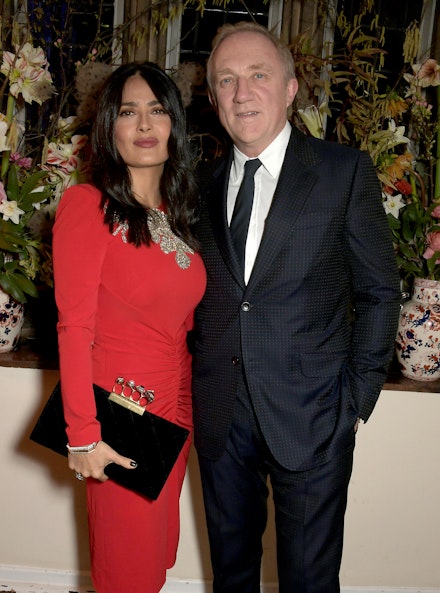 Francois Henri Pinault with wife Salma Hayek Francois Henri Pinault with wife Salma Hayek