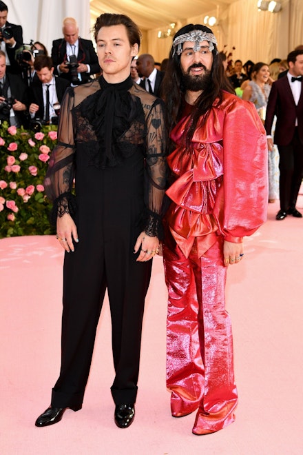 Harry Styles and Alessandro Michelle Met Gala 2019 halloween costume Harry Styles and Alessandro Michelle Met Gala 2019 halloween costume