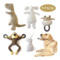 5 Pack Dog Toys
