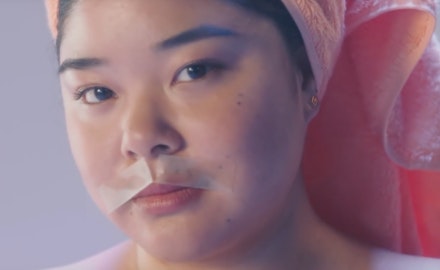 waxing woman moustache waxing woman moustache