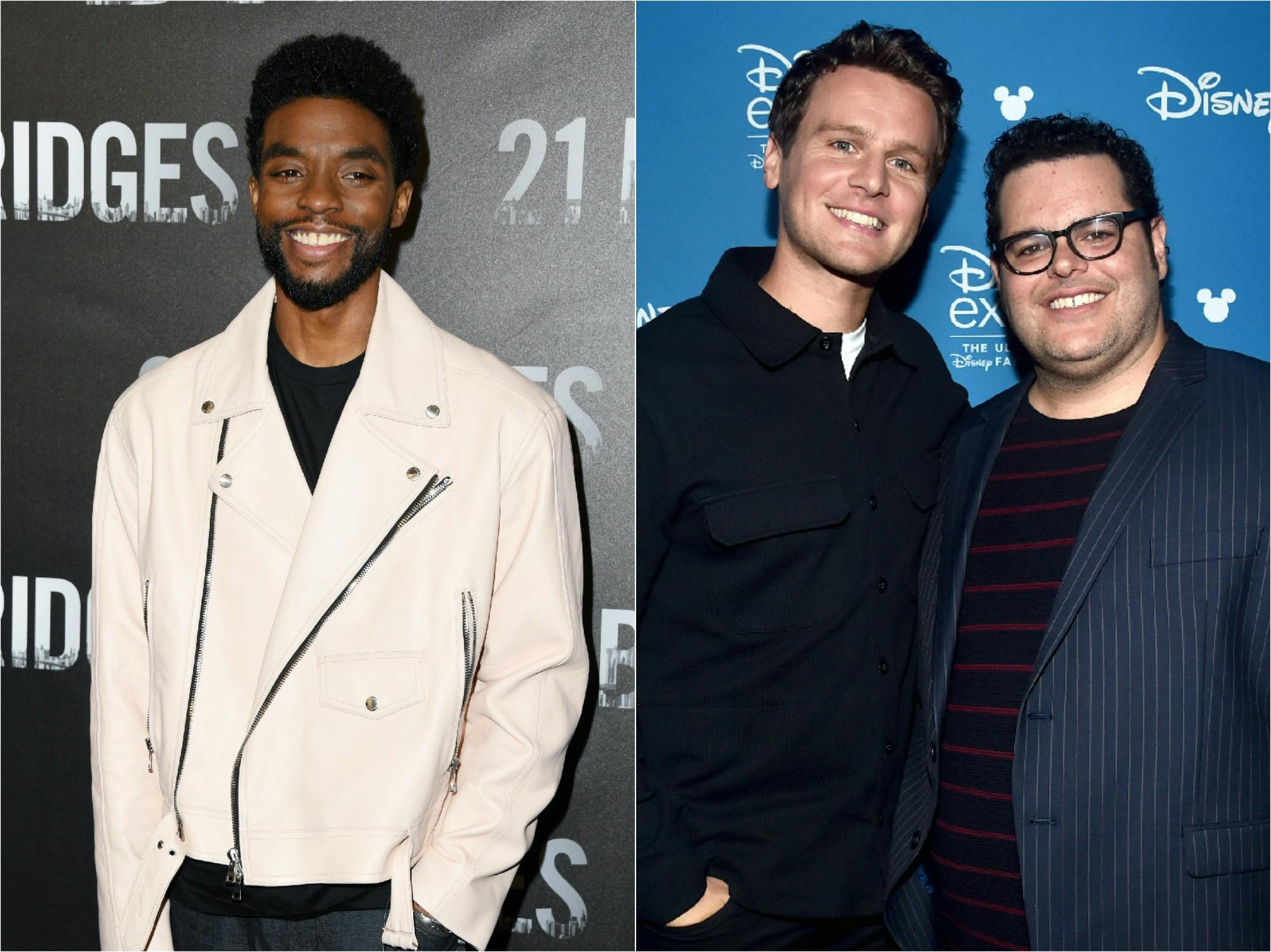 Chadwick Boseman; Jonathan Groff, Josh Gad